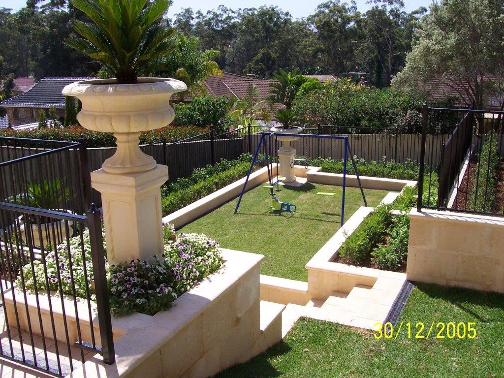 Garden landscaping